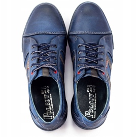 Polbut Scarpe casual da uomo R3 Perforation Navy Blue blu navy 4