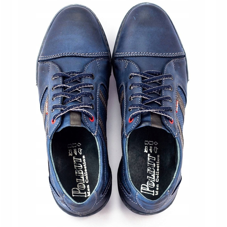 Polbut Scarpe casual da uomo R3 Perforation Navy Blue blu navy 4