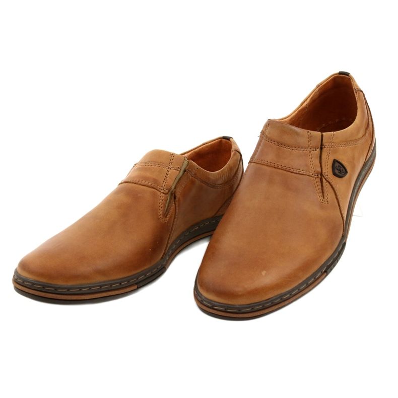 Polbut Scarpe uomo pelle 362 zenzero beige giallo 1