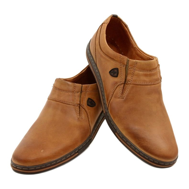 Polbut Scarpe uomo pelle 362 zenzero beige giallo 3