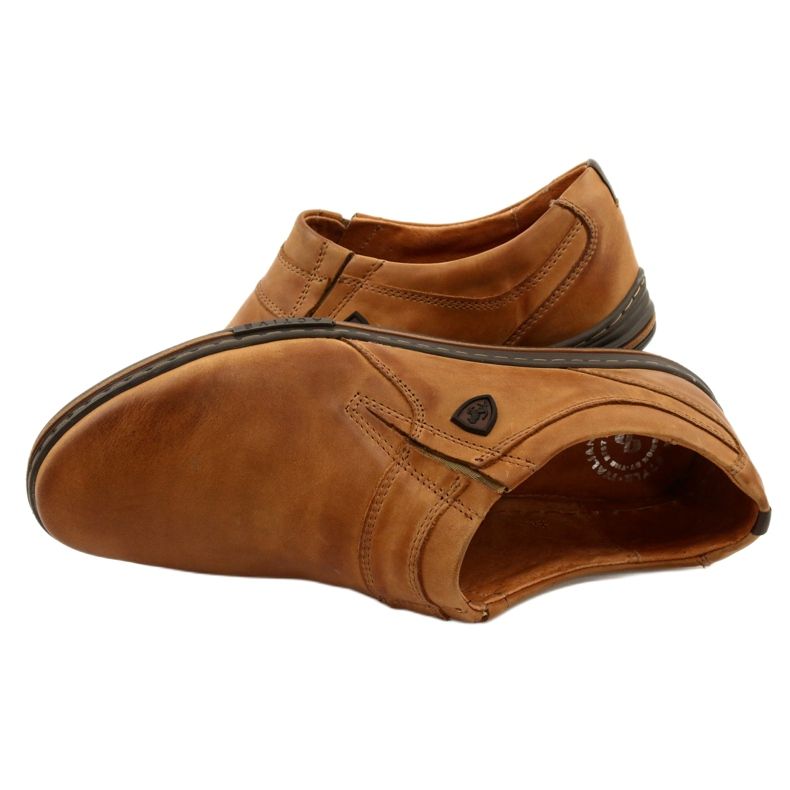 Polbut Scarpe uomo pelle 362 zenzero beige giallo 4