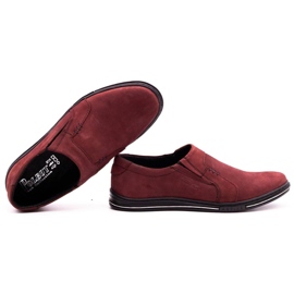 Polbut Scarpe uomo in pelle 334 bordeaux rosso 2
