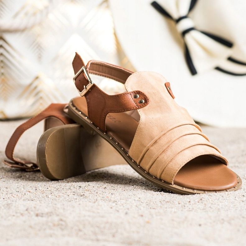 Sandali chiusi VINCEZA beige marrone 1