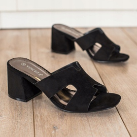 VINCEZA Pantofole nero 2