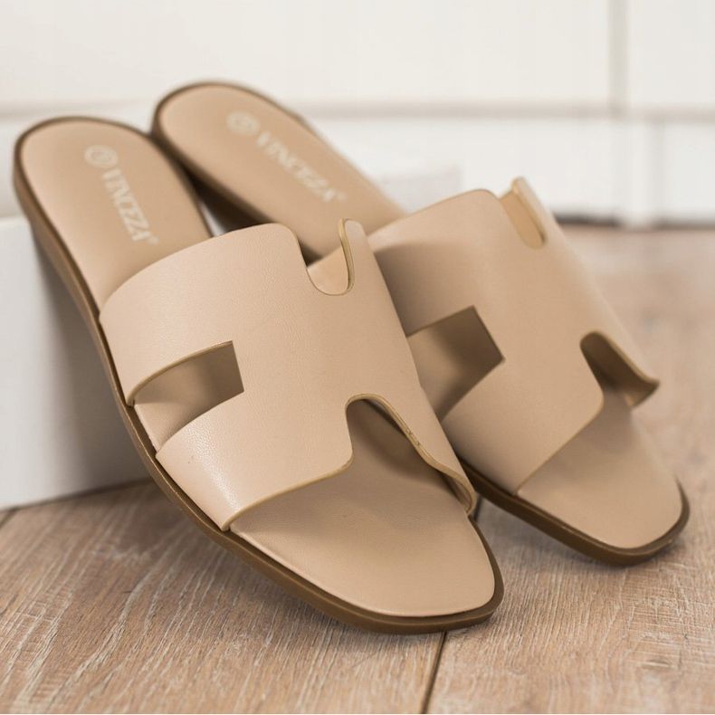 Pantofole casual VINCEZA beige 2