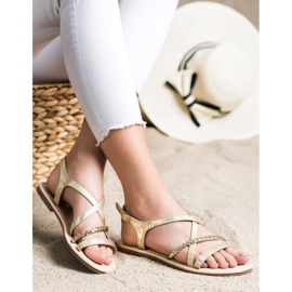 Sandali Con Ecopelle VINCEZA d'oro 2