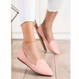 Seastar Ballerine alla moda con ecopelle rosa 1