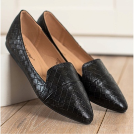 Seastar Ballerine alla moda con ecopelle nero 2