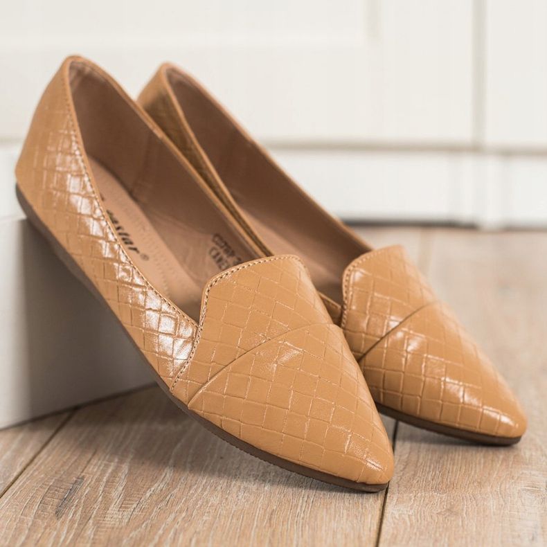 Seastar Ballerine alla moda con ecopelle marrone 2