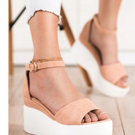 Comer Sandali leggeri sulla piattaforma beige 2