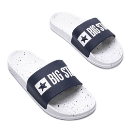 Pantofole blu navy da donna Big Star Sandi 1