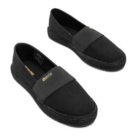 Espadrillas nere Big Star BeShi da donna nero 1