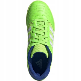 Scarpe da calcio Adidas Super Sala Junior verde FV2640 1