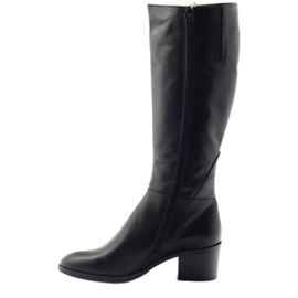 Stivali neri con tacco alto Anabelle 1180 nero 2
