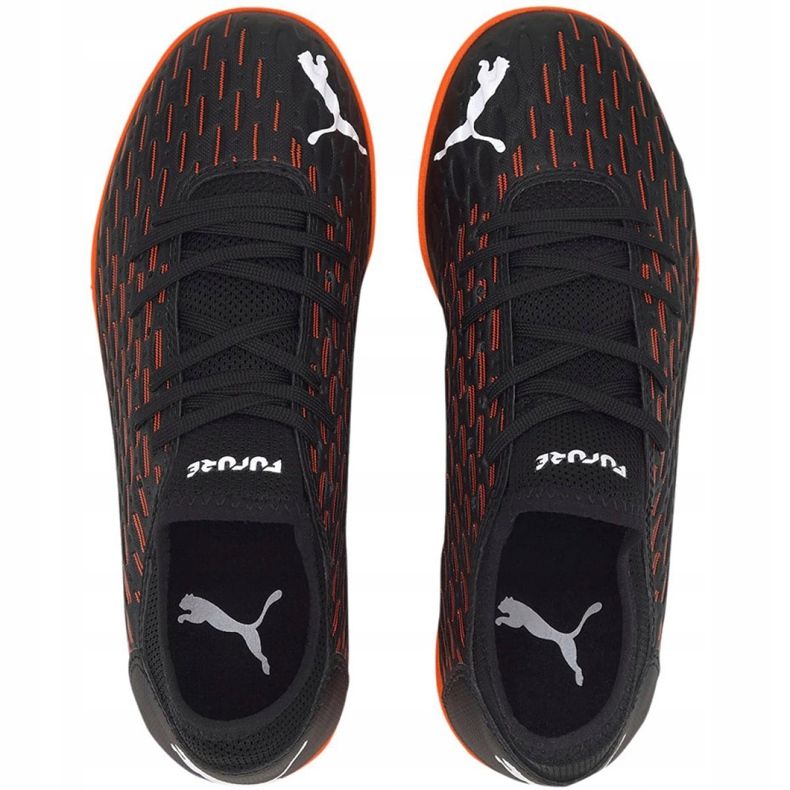 Scarpe da calcio Puma Future 6.4 Tt Jr 106209 01 blu, nero, arancione nero 1