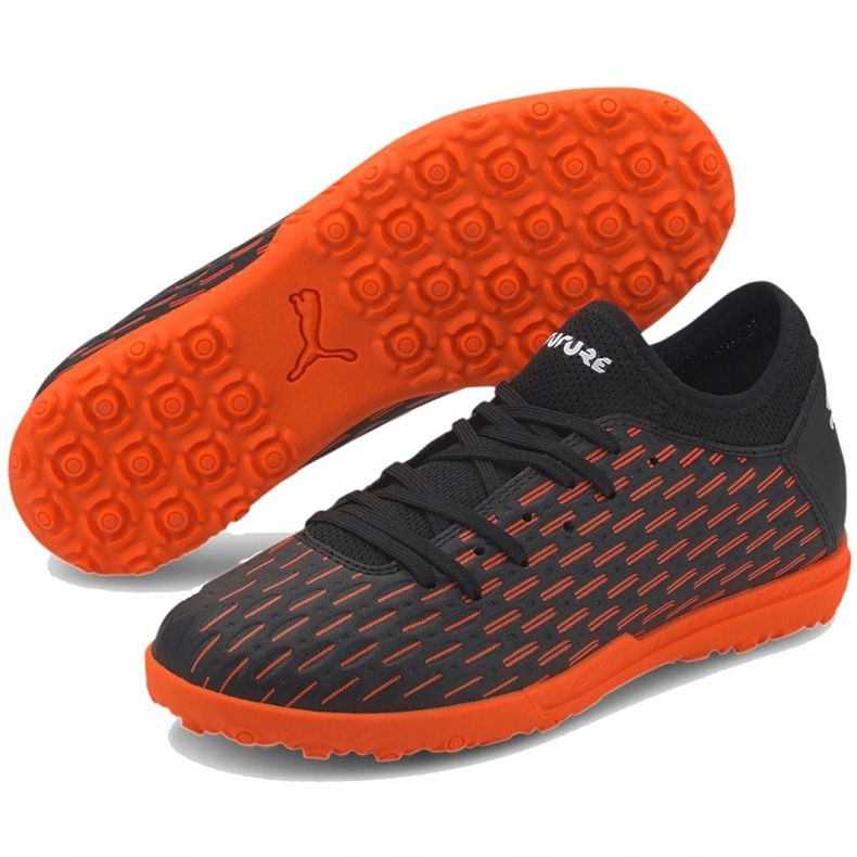 Scarpe da calcio Puma Future 6.4 Tt Jr 106209 01 blu, nero, arancione nero 2