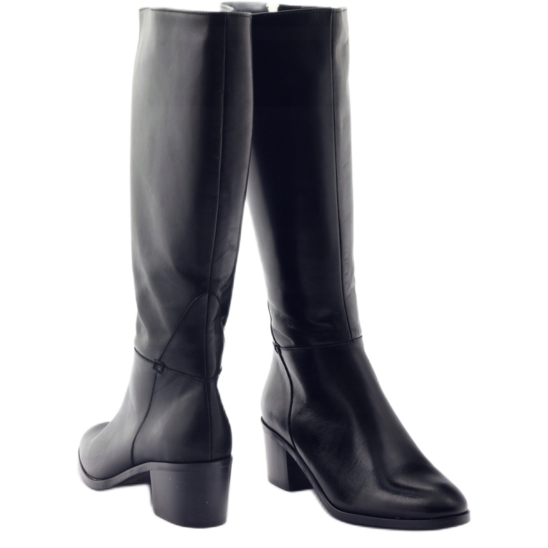 Stivali neri con tacco alto Anabelle 1180 nero 3