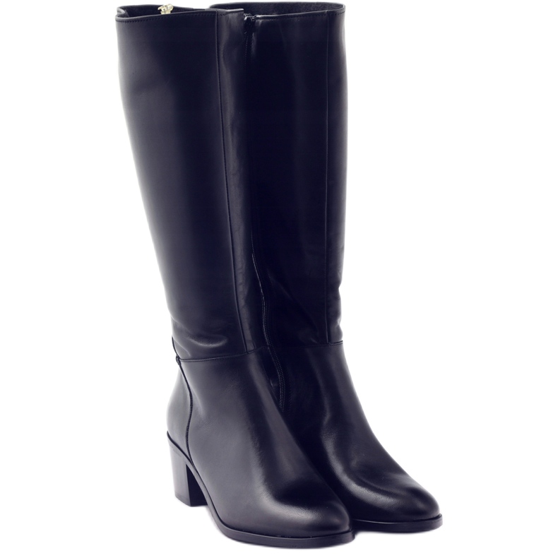 Stivali neri con tacco alto Anabelle 1180 nero 4