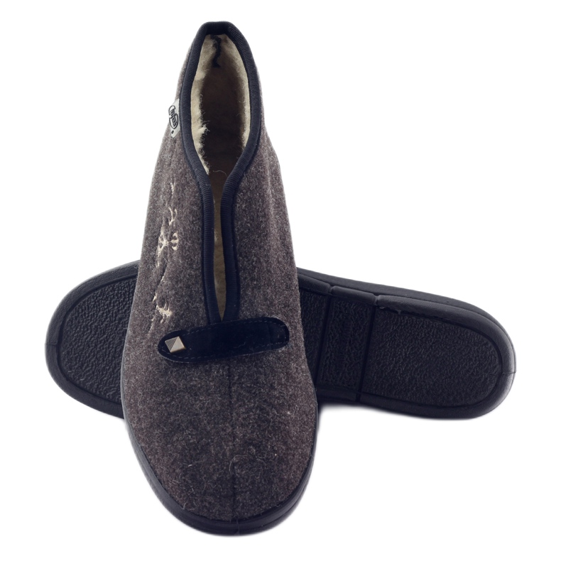 Ciabatte isolanti da donna Befado 031d027 marrone grigio 3