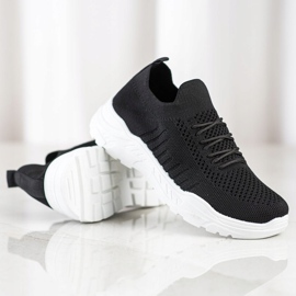 Sweet Shoes Scarpe da ginnastica casual senza lacci nero 1