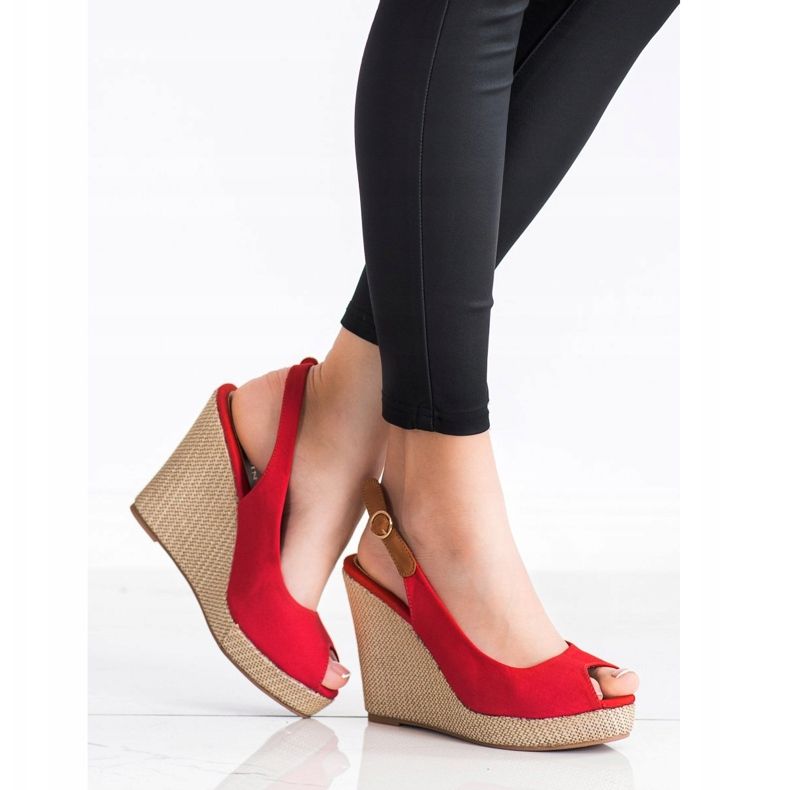 Goodin Sandali con tacco alto rosso 1