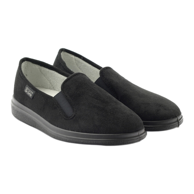 Befado Dr. orto di scarpe da uomo pantofole da uomo 991m002 inserto nero silber 4