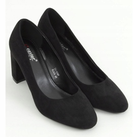 Décolleté punta tonda nera LL-239P Black nero 1