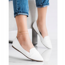 Seastar Ballerine alla moda con ecopelle bianco 1