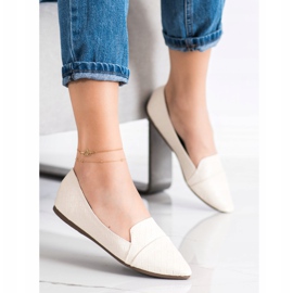 Seastar Ballerine alla moda con ecopelle beige 2