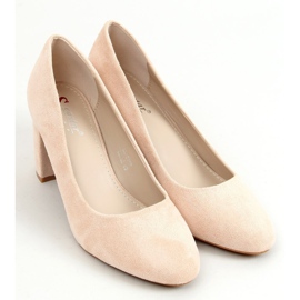Décolleté punta tonda beige LL-239P Beige 1