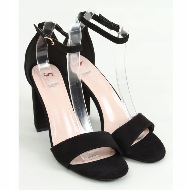 Sandali neri sul palo TU132P Black nero 1