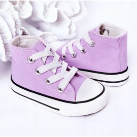 FRROCK Sneakers Alte Bambini Viola Filemon 1