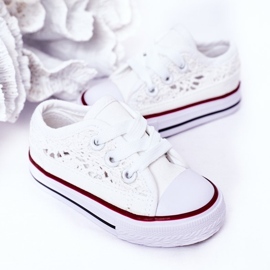 Sneakers Bambini Con Laccio Roly-Poly Bianco 1
