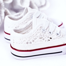 Sneakers Bambini Con Laccio Roly-Poly Bianco 2