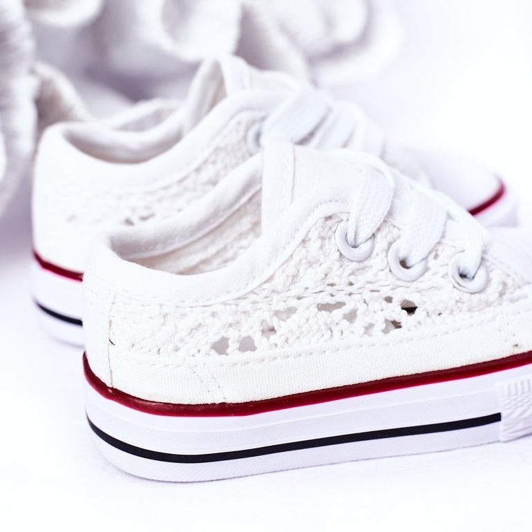 Sneakers Bambini Con Laccio Roly-Poly Bianco bianca 2