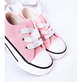 Sneakers rosa glitter per bambini Bling-Bling 2