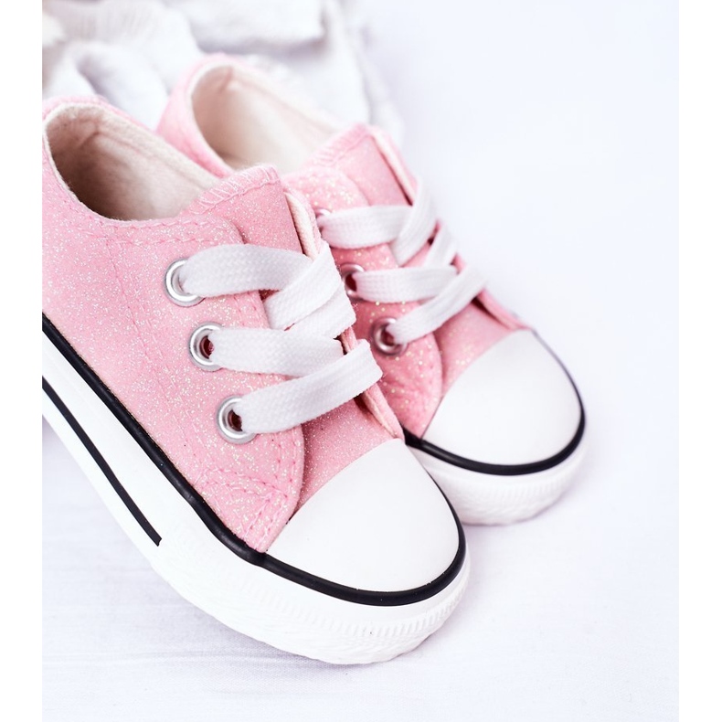 Sneakers rosa glitter per bambini Bling-Bling 2