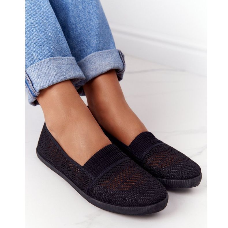 Sneakers Chillout Nere Slip-On Traforate nero 1