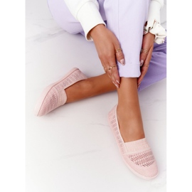 Sneakers Chillout rosa slip-on traforate 1