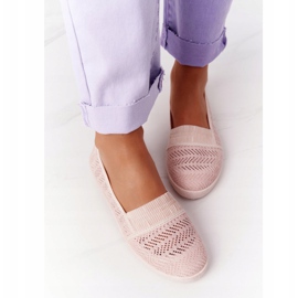 Sneakers Chillout rosa slip-on traforate 2