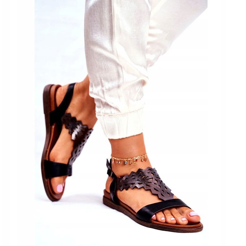 Sandali Bassi da Donna Sergio Leone Neri SK035 nero argento 3