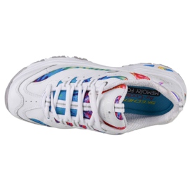 Skechers D'Lites Summer Fiesta W 149015-WMLT bianca nero 2