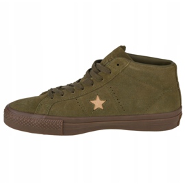 Converse One Star Pro Suede Mid M 157869C scarpe verde 1