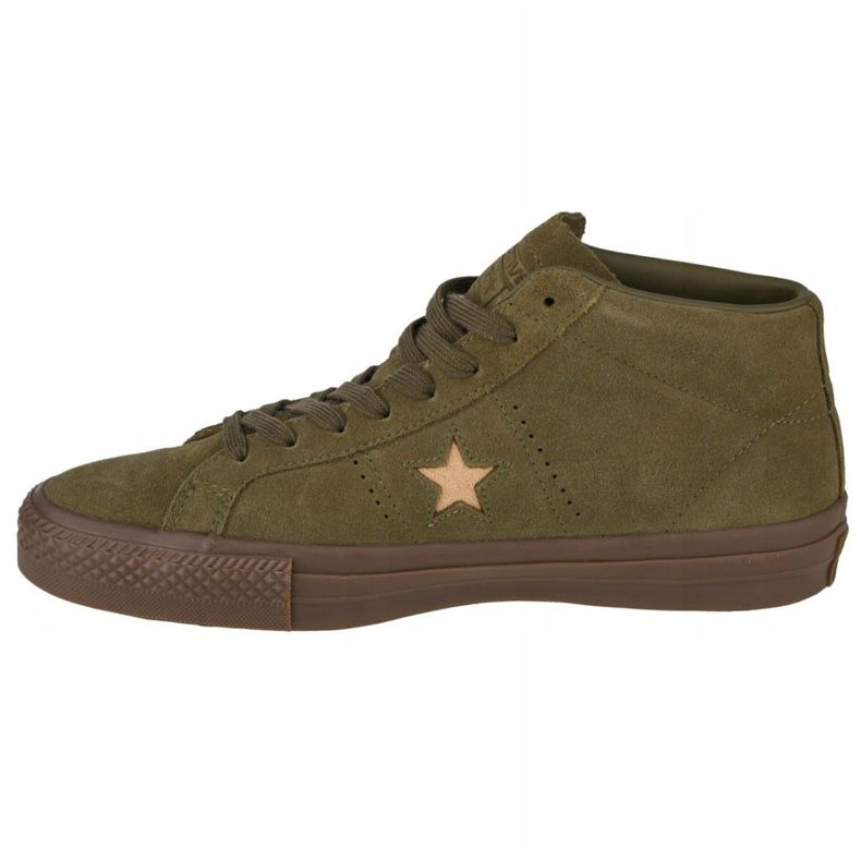 Converse One Star Pro Suede Mid M 157869C scarpe verde 1