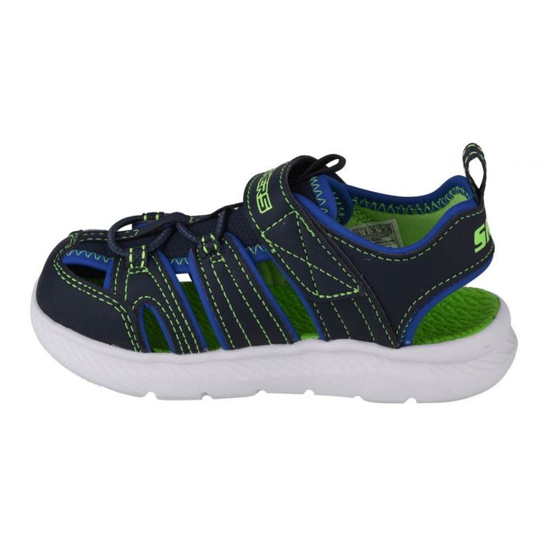 Sandalo Skechers C-Flex 2.0 Heat Blast Jr 400041N-NVLM nero blu navy 1