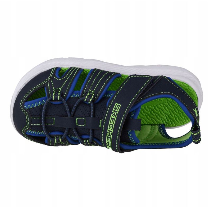 Sandalo Skechers C-Flex 2.0 Heat Blast Jr 400041N-NVLM nero blu navy 2