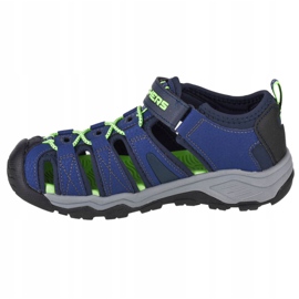 Skechers Solar Quest Jr 400060L-NVBK nero blu navy 1