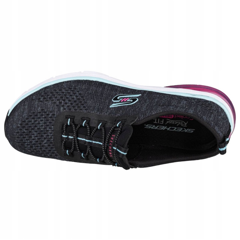 Skechers Skech-Air Edge Brite Times W 104057-BKAQ nero rosso 2
