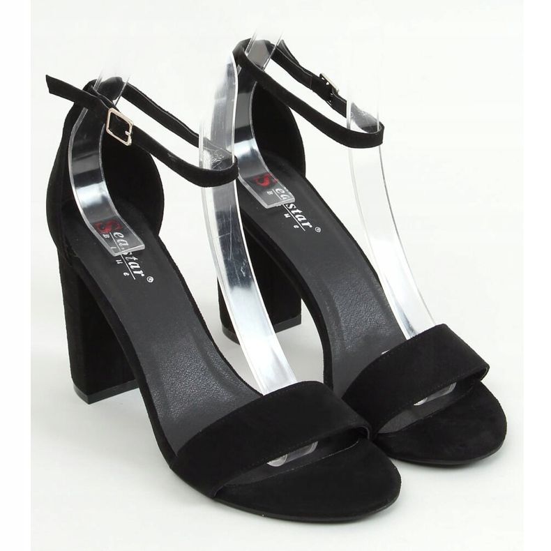 Sandali neri sul palo AF03P Black nero 1