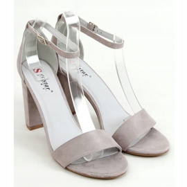 Sandali grigi sul palo AF03P Gray grigio 1